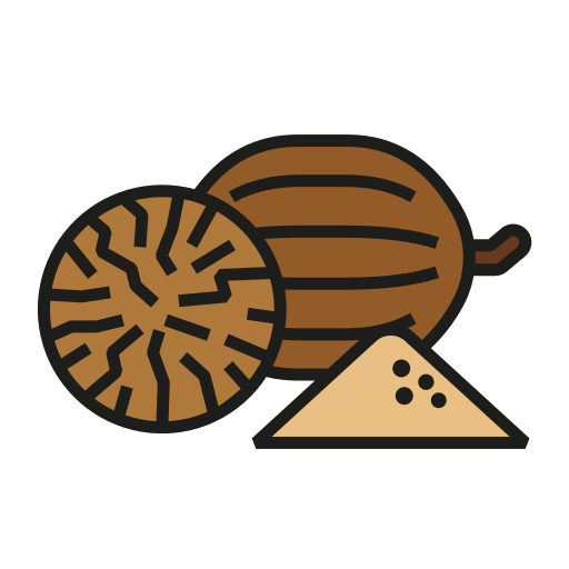 Nutmeg Generic Outline Color icon