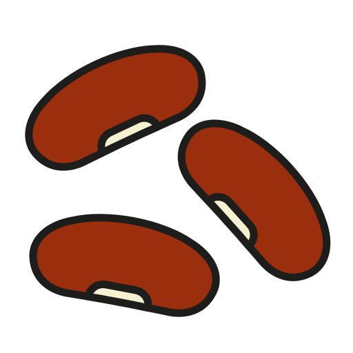 rote bohnen Generic Outline Color icon