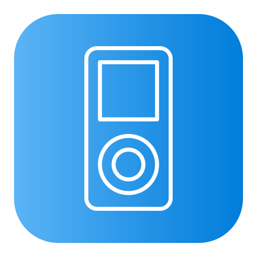 ipod Generic Flat Gradient иконка