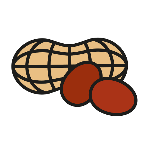 Peanut Generic Outline Color icon