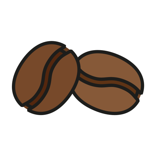 kaffeebohnen Generic Outline Color icon