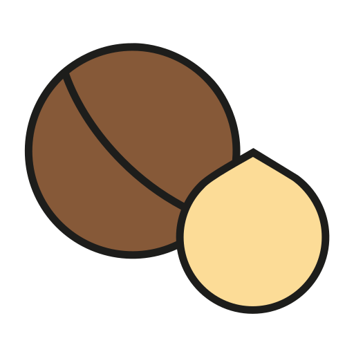 macadamia Generic Outline Color icono