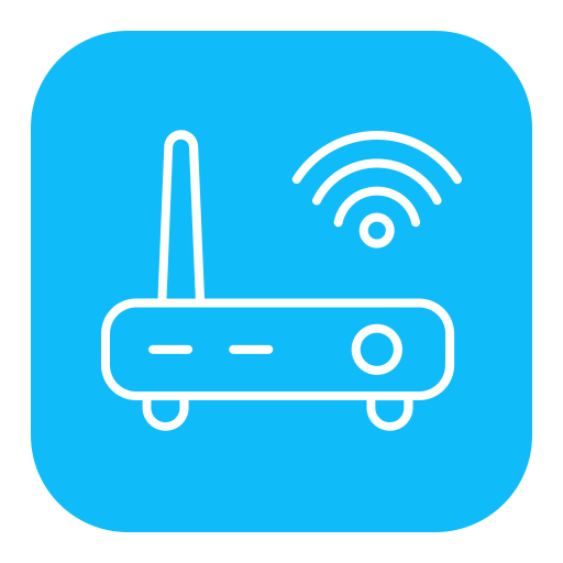 router bezprzewodowy Generic Flat ikona