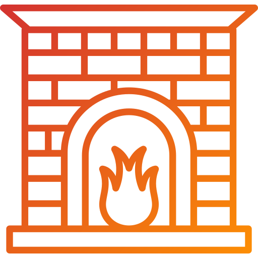 Fireplace Generic Gradient icon