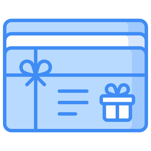 Gift voucher Generic Blue icon