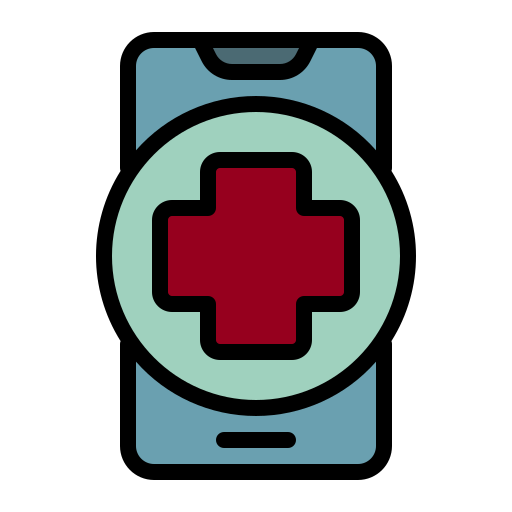 medizinische app Generic Outline Color icon