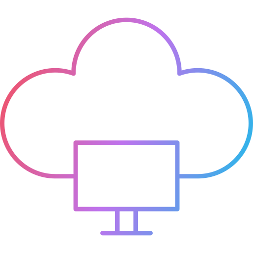 base de données cloud Generic Gradient Icône
