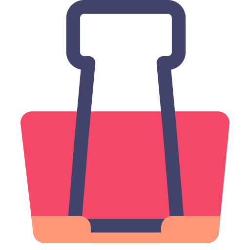 binder-clip Generic Flat icon