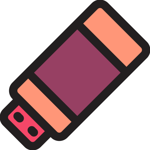 Flashdisk Generic Outline Color icon