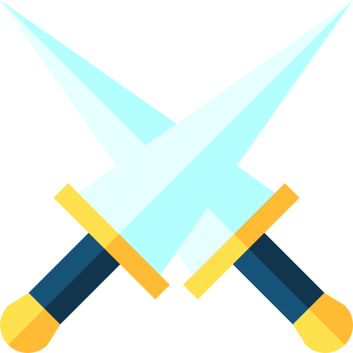 Sword Basic Straight Flat icon