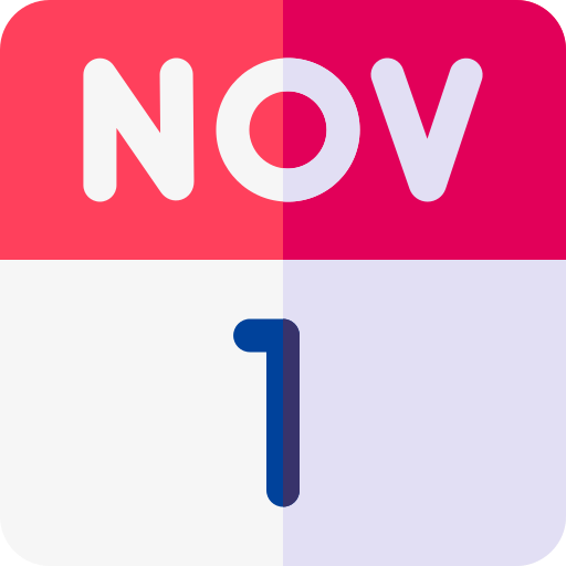 November Basic Rounded Flat icon