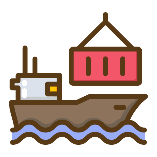 frachtschiff Generic Outline Color icon