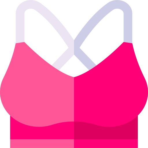 Sport bra Basic Straight Flat icon