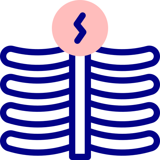 Żeberka Detailed Mixed Lineal color ikona