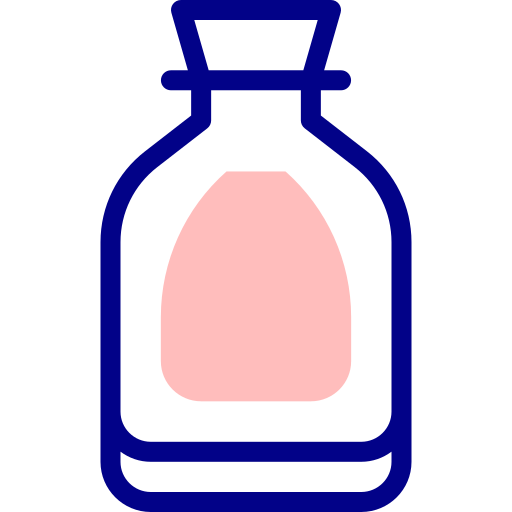 botella de agua caliente Detailed Mixed Lineal color icono