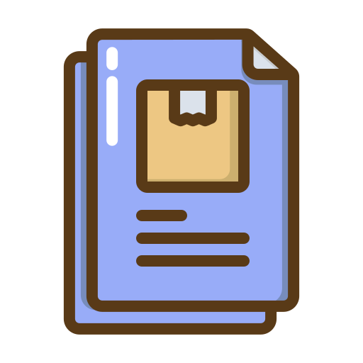 Delivery note Generic Outline Color icon