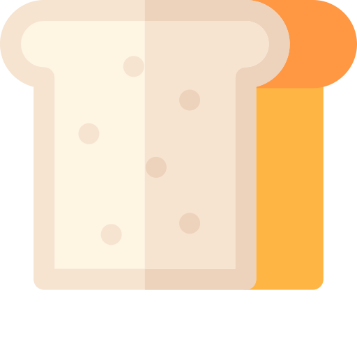 Bread Basic Rounded Flat icon