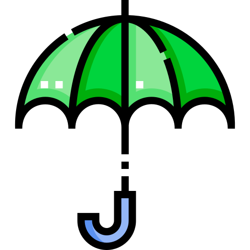 우산 Detailed Straight Lineal color icon