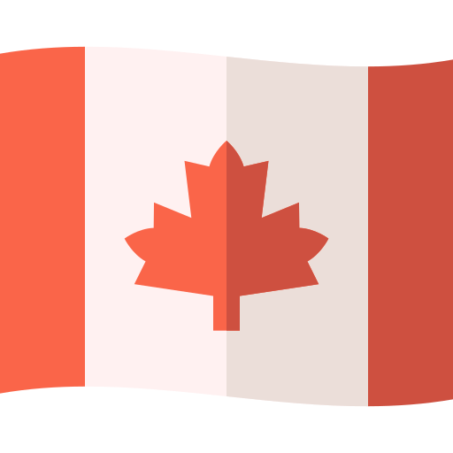 Canada Basic Straight Flat icon