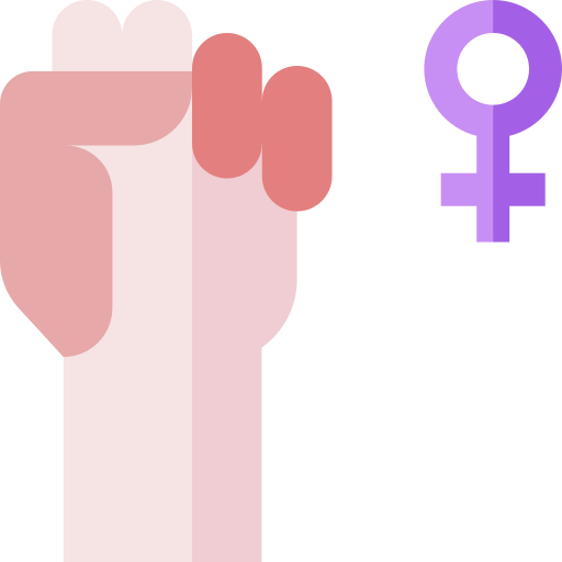Womens power Basic Straight Flat icon