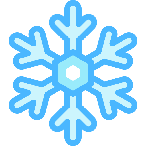 Snowflake Detailed color Lineal color icon