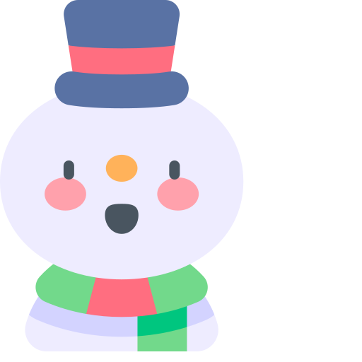 Snowman Kawaii Flat icon