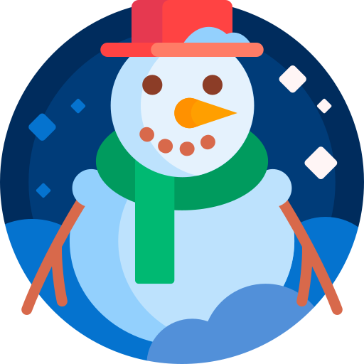 Snowman Detailed Flat Circular Flat icon