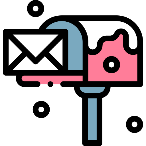 メールボックス Detailed Rounded Lineal color icon