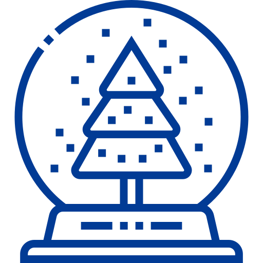 schneekugel Detailed bright Lineal icon