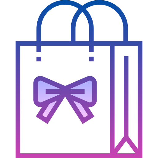 Shopping Detailed bright Gradient icon