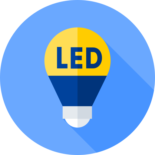 led-licht Flat Circular Flat icon
