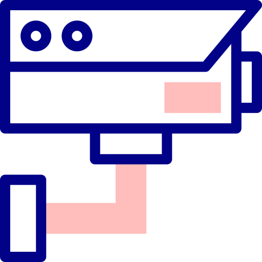 vidéosurveillance Detailed Mixed Lineal color Icône