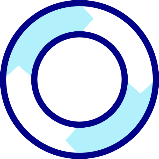 サイクル Detailed Mixed Lineal color icon