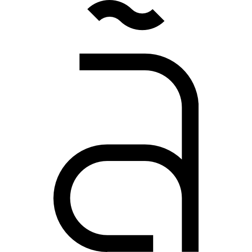 alfabet Roundicons Premium Lineal ikona