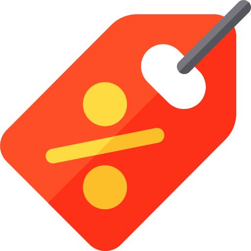 Price tag Basic Rounded Flat icon