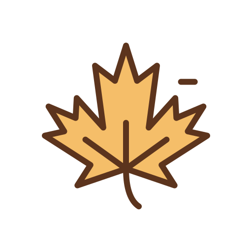 Maple leaf Generic Outline Color icon