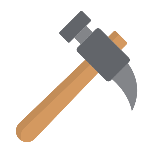 hammer Dinosoft Flat icon