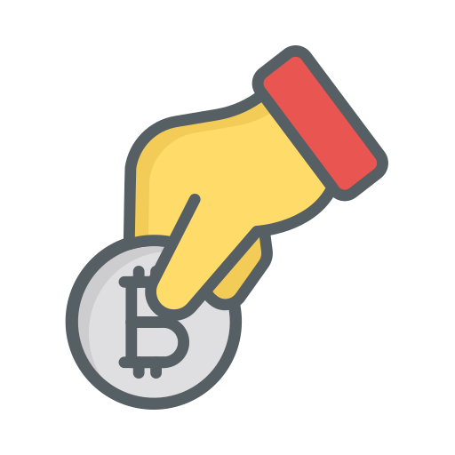 bitcoin Dinosoft Lineal Color icon