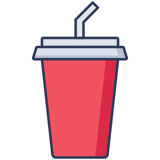 bebida fría Dinosoft Lineal Color icono