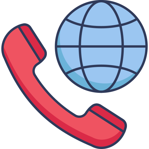 receptor de teléfono Dinosoft Lineal Color icono