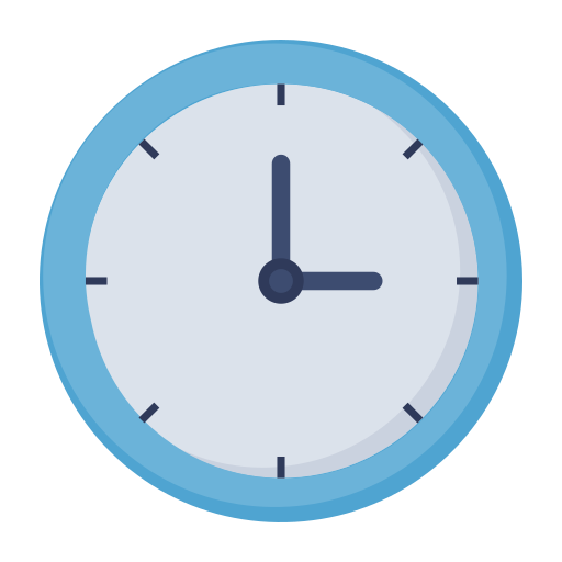 Clock Dinosoft Flat icon