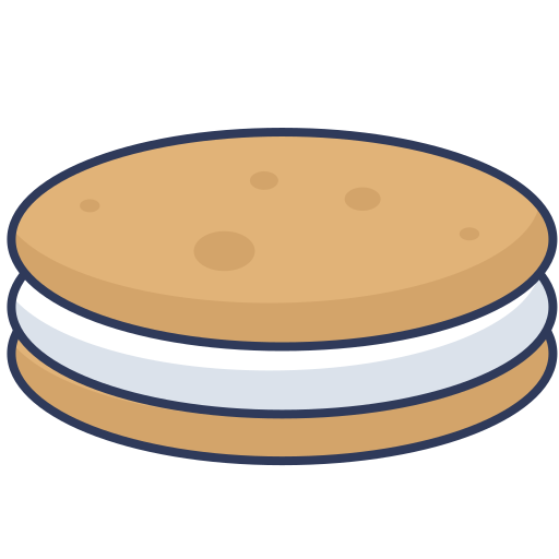 Biscuit Dinosoft Lineal Color icon