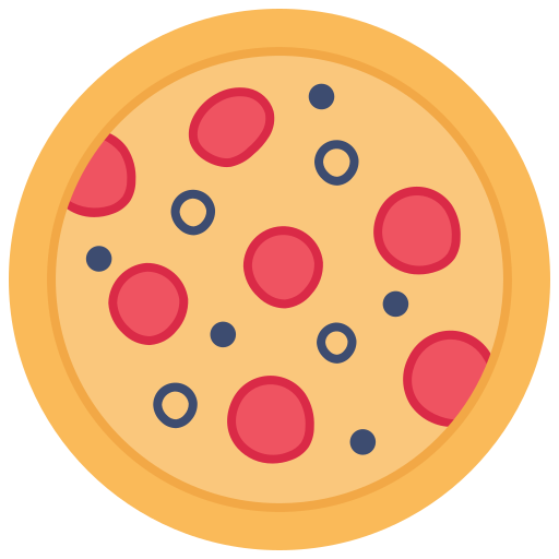 pizza Dinosoft Flat ikona