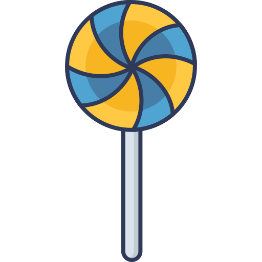 Lollipop Dinosoft Lineal Color icon