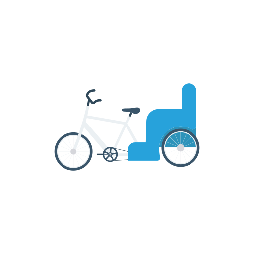 Rickshaw Dinosoft Flat icon