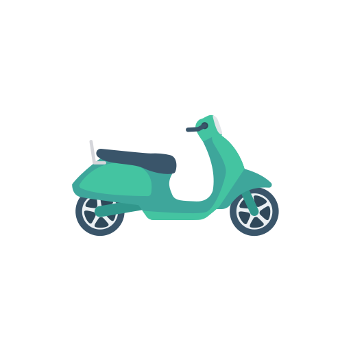 スクーター Dinosoft Flat icon