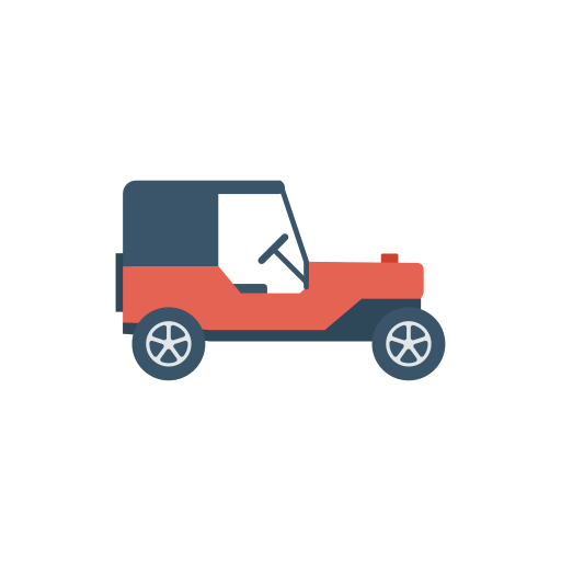 jeep Dinosoft Flat icon