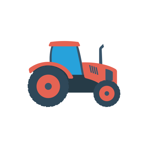 Tractor Dinosoft Flat icon