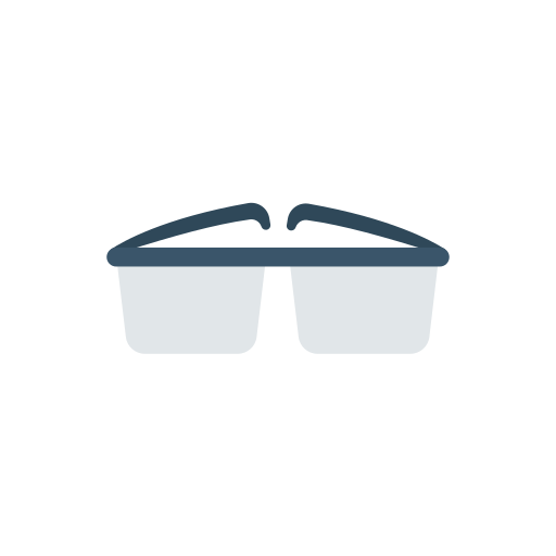 3d glasses Dinosoft Flat icon