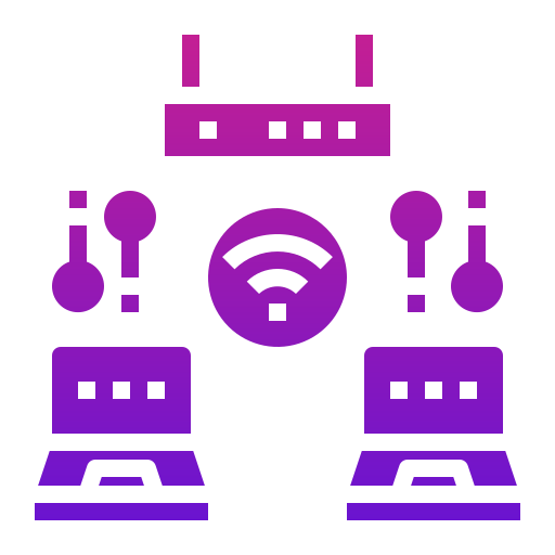 Network Generic Flat Gradient icon